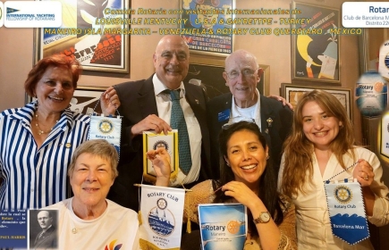 Comida Rotaria con visitantes internacionales de: U.S.A & TURKEY & VENEZUELA & MEXICO