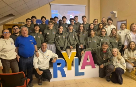 Los 23 participantes del RYLA Pirineos 2026 en Jaca. Crédito: Organización RYLA Pirineos 2026.