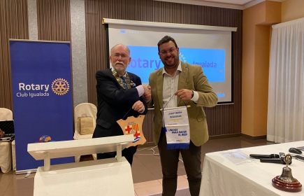 Con el presidente: David Raya