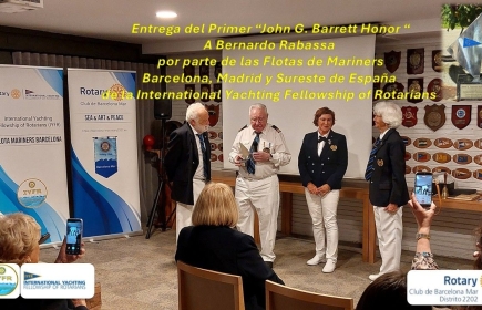 Entrega del Primer “John G.Barrett Honor “ a Bernardo Rabassa Asenjo