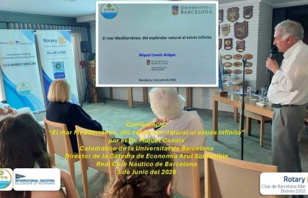 Conferencia: “El mar Mediterráneo, del esplendor natural al estrés infinito” por el Dr. Miquel Canals